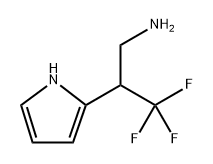 3,3,3-trifluoro-2-(1H-pyrrol-2-yl)propylamine Structure