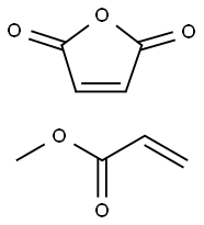 Maleic anhydride-methyl acrylate copolymer Structure