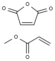 말레산무수물-메틸아크릴레이트공중합체 구조식 이미지