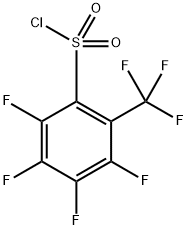 2,3,4,5-Tetrafluoro-6-(trifluoromethyl)benzenesulfonyl chloride Structure