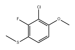 (3-Chloro-2-fluoro-4-methoxyphenyl)(methyl)sulfane Structure