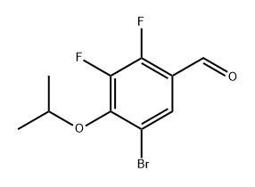 5-Bromo-2,3-difluoro-4-isopropoxybenzaldehyde Structure