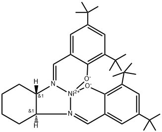 [(1S,2S)-1,2-Cyclohexanediamino-N,N'-bis(3,5-di-t-butylsalicylidene)]nickel Structure