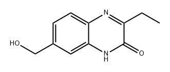 3-Ethyl-7-(hydroxymethyl)quinoxalin-2(1H)-one Structure