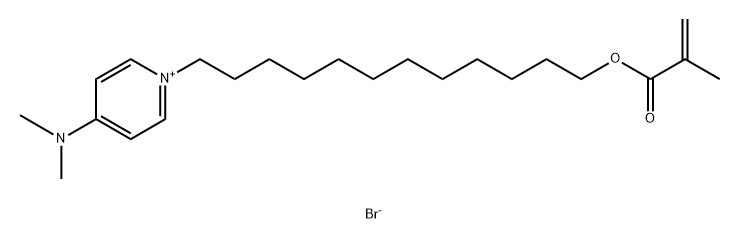 4-(dimethylamino)-1-[12-[(2-methyl-1-oxo-2-propen-1-yl)oxy]dodecyl]- Structure