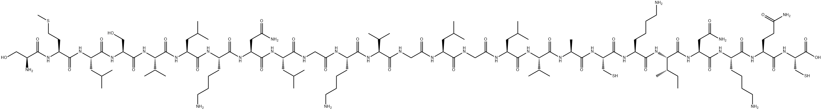 Ranatuerin-1C Structure