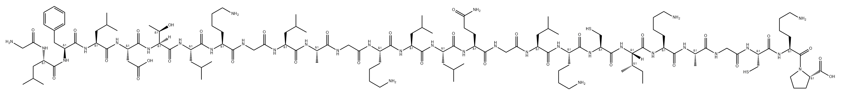 Ranatuerin-2Cb Structure
