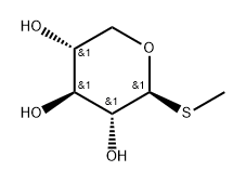 Methyl-1-thio-┈-D-xylopyranoside  Structure