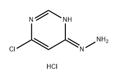 4-Chloro-6-hydrazinopyrimidine hydrochloride, 97% Structure