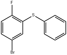 (5-bromo-2-fluorophenyl)(phenyl)sulfane Structure