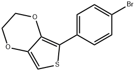 5-(4-Bromophenyl)-2,3-dihydrothieno[3,4-b]-1,4-dioxin Structure