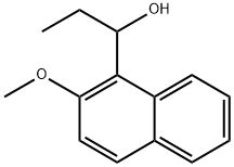 1-Naphthalenemethanol, α-ethyl-2-methoxy- Structure