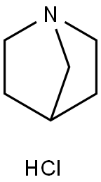 1-azabicyclo<2.2.1>heptane hydrochloride Structure