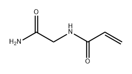 2-Propenamide, N-(2-amino-2-oxoethyl)-, homopolymer Structure