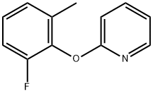 2-(2-Fluoro-6-methylphenoxy)pyridine Structure