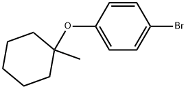 1-Bromo-4-[(1-methylcyclohexyl)oxy]benzene Structure
