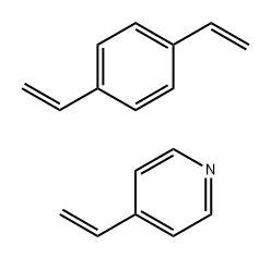1,4-디비닐벤젠/4-비닐피리딘공중합체 구조식 이미지