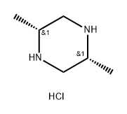 (2R,5R)-Dimethyl-piperazine dihydrochloride Structure