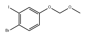 1-bromo-2-iodo-4-(methoxymethoxy)benzene Structure