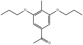 1-(4-Methyl-3,5-dipropoxyphenyl)ethanone Structure