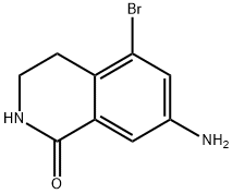 7-Amino-5-bromo-3,4-dihydroisoquinolin-1(2H)-one Structure