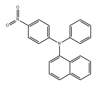 N-(4-nitrophenyl)-N-phenyl-1-naphthylamine Structure