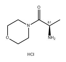 (R)-2-amino-1-morpholinopropan-1-one ?hydrochloride Structure