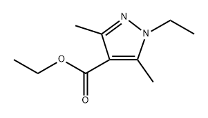 ethyl 1-ethyl-3,5-dimethyl-pyrazole-4-carboxylate Structure