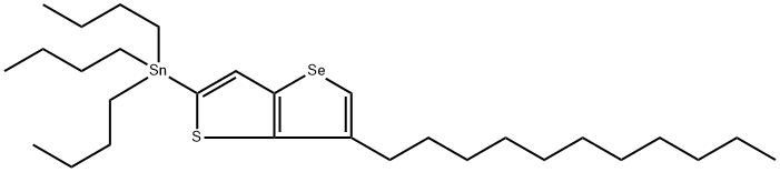 tributyl(6-undecylselenopheno[3,2-b]thiophen-2-yl)stannane 구조식 이미지