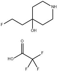 4-(2-Fluoroethyl)piperidin-4-yl 2,2,2-trifluoroacetate Structure