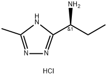 (1S)-1-(5-methyl-1H-1,2,4-triazol-3-yl)propan-1-ami
ne dihydrochloride Structure