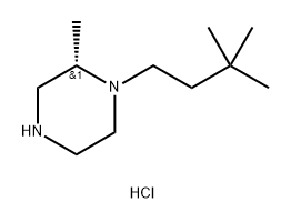 (2S)-1-(3,3-dimethylbutyl)-2-methylpiperazine
dihydrochloride Structure