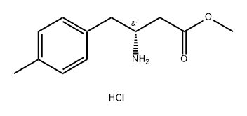 methyl
(3R)-3-amino-4-(4-methylphenyl)butanoate
hydrochloride Structure