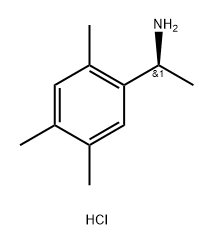 (1S)-1-(2,4,5-trimethylphenyl)ethan-1-amine
hydrochloride Structure