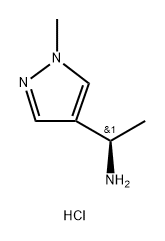 (1R)-1-(1-methyl-1H-pyrazol-4-yl)ethan-1-amine
dihydrochloride Structure