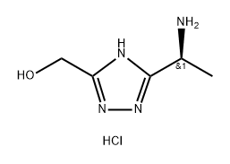 {3-[(1S)-1-aminoethyl]-1H-1,2,4-triazol-5-yl}methan
ol dihydrochloride Structure