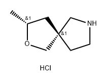 rac-(3R,5R)-3-methyl-2-oxa-7-azaspiro[4.4]nonane
hydrochloride Structure