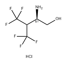 (2R)-2-amino-4,4,4-trifluoro-3-(trifluoromethyl)but
an-1-ol hydrochloride Structure