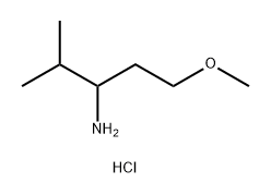 1-methoxy-4-methylpentan-3-amine hydrochloride Structure