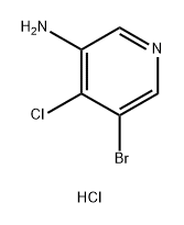 5-bromo-4-chloropyridin-3-amine hydrochloride Structure