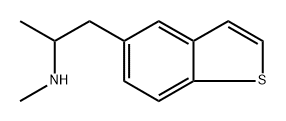 Benzo[b]thiophene-5-ethanamine, N,α-dimethyl- Structure