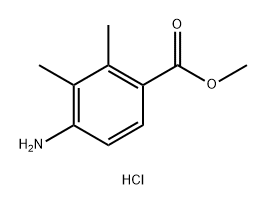 methyl 4-amino-2,3-dimethylbenzoate
hydrochloride Structure