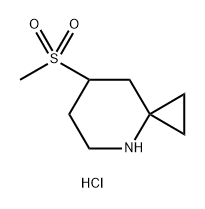 7-methanesulfonyl-4-azaspiro[2.5]octane
hydrochloride Structure