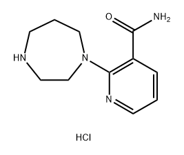 2-(1,4-diazepan-1-yl)pyridine-3-carboxamide
dihydrochloride Structure