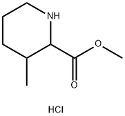 methyl 3-methylpiperidine-2-carboxylate
hydrochloride Structure