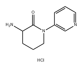 3-amino-1-(pyridin-3-yl)piperidin-2-one
dihydrochloride Structure