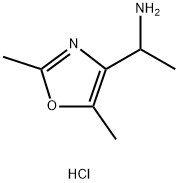 1-(2,5-dimethyl-1,3-oxazol-4-yl)ethan-1-amine
hydrochloride Structure