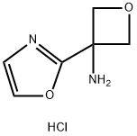 3-(1,3-oxazol-2-yl)oxetan-3-amine hydrochloride Structure