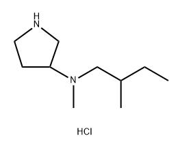 N-methyl-N-(2-methylbutyl)pyrrolidin-3-amine
dihydrochloride Structure