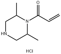 1-(2,6-dimethylpiperazin-1-yl)prop-2-en-1-one
hydrochloride 구조식 이미지